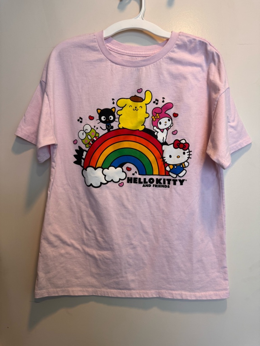 Hello Kitty and Friends Pink Rainbow Tee